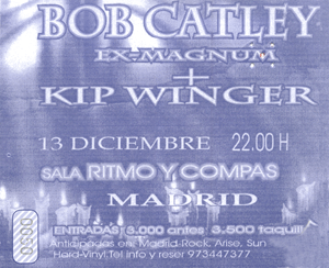 Bob Catley Madrid 2000