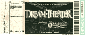 Dream Theater + Symphony X Madrid 2007