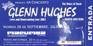 Glenn Hughes Madrid 2003 Glenn Hughes Madrid 2003