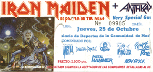 Iron Maiden Madrid 1990
