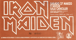 Iron Maiden Madrid 1993