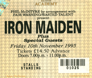 Iron Maiden London 1995
