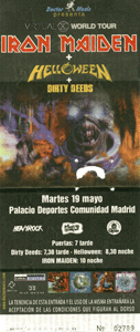 Iron Maiden Madrid 1998