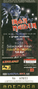 Iron Maiden Gijón 2003