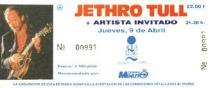 Jethro Tull Madrid 1992