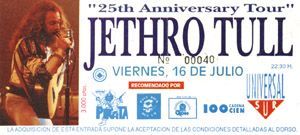 Jethro Tull Madrid 1993