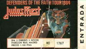 Judas Priest Madrid 1984
