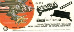 Judas Priest Madrid 1986