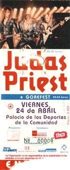 Judas Priest Madrid 1998