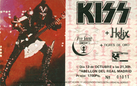 Kiss Madrid 1983