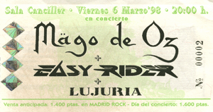Mago de Oz Madrid 1998