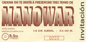Manowar Sol 1997