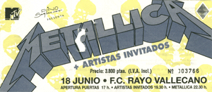 Metallica Madrid 1993