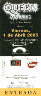 Queen Madrid 2005