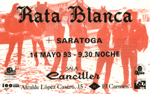 Rata Blanca Madrid 1993