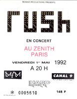 Rush Paris 1992