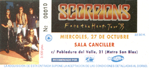 Scorpions Madrid 1993