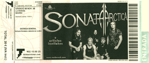 Sonata Arctica Madrid 2008