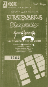 Stratovarius Madrid 2000