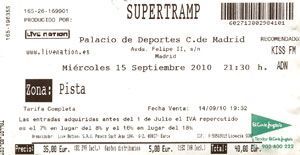 Supertramp Madrid 2010