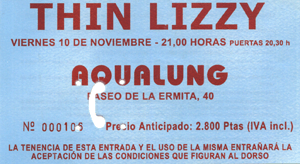 Thin Lizzy Madrid 2000