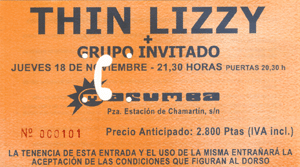 Thin Lizzy Madrid 1999