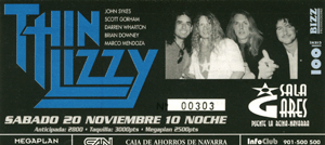 Thin Lizzy Pamplona 1999