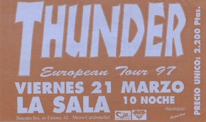 Thunder Madrid 1997 Thunder Madrid 1997