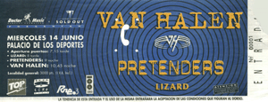 Van Halen Madrid 1995