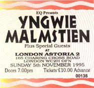 Yngwie Malmsteen 1995