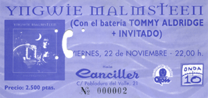 Yngwie Malmsteen 1996