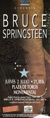 Bruce Springsteen Barcelona 1992