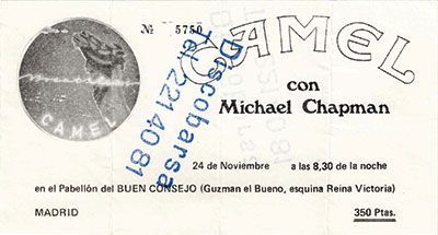 Camel Madrid 1978