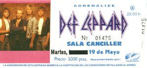 Def Leppard Madrid 1983