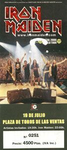 Iron Maiden Madrid 2000