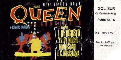 Queen Barcelona 1986