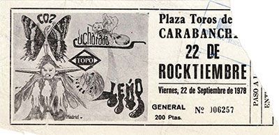 22 de Rocktiembre Madrid 1978