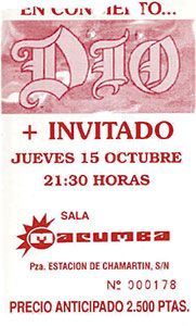 DIO Madrid 1998