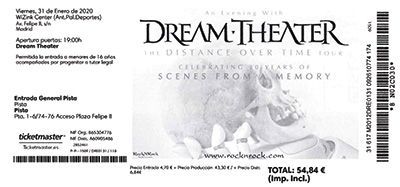 Dream Theater Madrid 2020