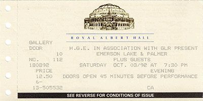 ELP London 1992