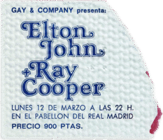 Elton John Madrid 1979