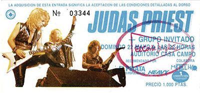 Judas Priest Madrid 1988