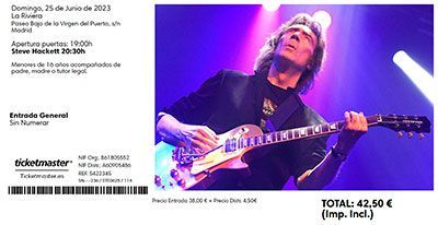 Steve Hackett Madrid 2023