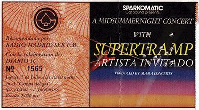Supertramp Madrid 1983
