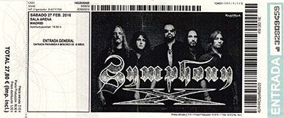 Symphony X Madrid 2016