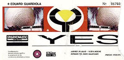 Yes Madrid 1984