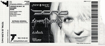 Doro Madrid 2006