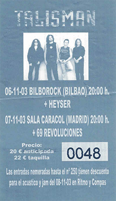 Talisman Madrid 2003